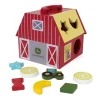 Outback Toys Games & Puzzles | Preschool Playroom<John Deere Wooden Barn Shape Sorter Toy