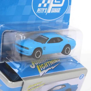 Manufacturer_Johnny Lightning Cars & Suvs<1/64 Johnny Lightning 2014 Dodge Challenger SRT8, Blue, Petty's Garage