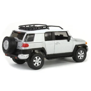 Manufacturer_Auto World Cars & Suvs<1/64 Johnny Lightning Classic Gold 2022 Release 3A - 2007 Toyota FJ Cruiser, Titanium Silver