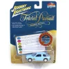 Manufacturer_Auto World Cars & Suvs<1/64 Johnny Lightning Trivial Pursuit - 1976 AMC Pacer with Poker Chip, Light Blue