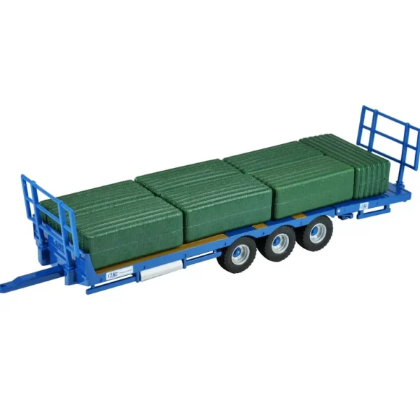 Manufacturer_ERTL Implements<1/32 Kane Die Cast Large Bale Trailer with 7 Bales