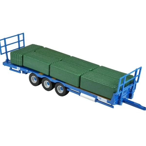 Manufacturer_ERTL Implements<1/32 Kane Die Cast Large Bale Trailer with 7 Bales