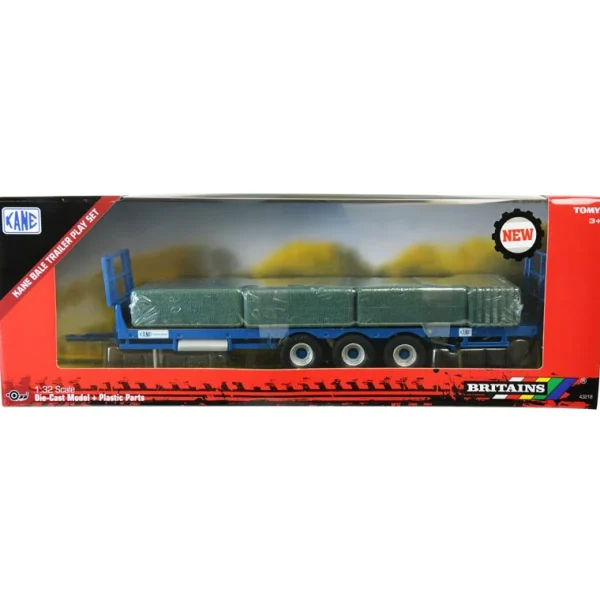 Manufacturer_ERTL Implements<1/32 Kane Die Cast Large Bale Trailer with 7 Bales