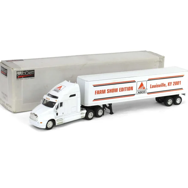 Manufacturer_SpecCast Box Trucks & Trailers<1/64 Kenworth T2000 Agco 2001 Farm Show Louisville KY Semi