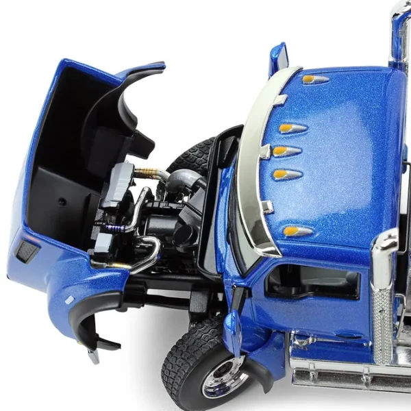 Manufacturer_First Gear, Inc. Dump Trucks<1/50 Kenworth T880, Blue, with East Genesis End Dump Trailer by First Gear