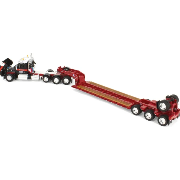 Manufacturer_DCP by First Gear Lowboys & Flatbeds<1/64 Kenworth W990 with Tri-axle Fontaine Magnitude Lowboy Trailer, Mammoet, DCP by First Gear