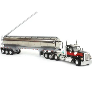 Manufacturer_DCP by First Gear Tanker Trucks<1/64 Kenworth W990 with Walinga Tandem Feed Trailer, Red/Black, DCP by First Gear
