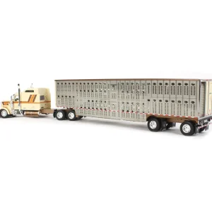 Manufacturer_DCP by First Gear Agricultural Trucks<1/64 Kenworth W900L w/ Wilson Silverstar Livestock Trailer, Big Rigs #13: Paradise Trucking, DCP by First Gear