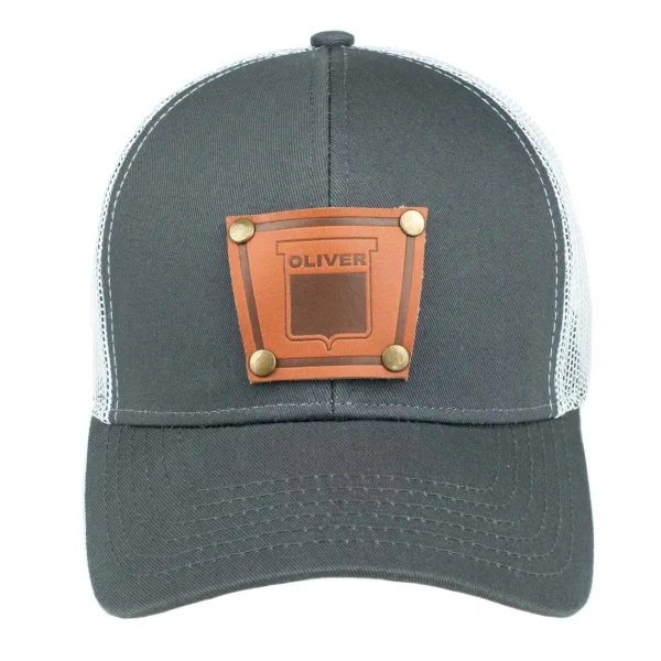 Outback Toys Agco, Allis, Massey & More<Keystone Oliver Riveted Logo Gray Mesh Back Cap