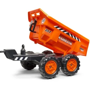 Manufacturer_Falk Agco, Massey & More<Kubota M135GX Pedal Backhoe w/ Front Loader, Rear Excavator & Trailer