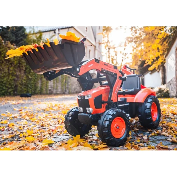Manufacturer_Falk Agco, Massey & More<Kubota M135GX Pedal Backhoe w/ Front Loader, Rear Excavator & Trailer