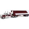 Manufacturer_DCP by First Gear Box Trucks & Trailers<1/64 Legendary Red & White Kenworth W900A w/ 40ft Vintage Reefer Trailer, DCP by First Gear
