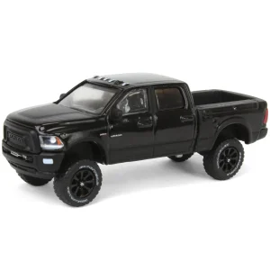 Manufacturer_Greenlight Collectibles Pickup Trucks<1/64 Lifted 2017 Dodge Ram 2500 Power Wagon Pickup Truck, Black, Collaboration Exclusive