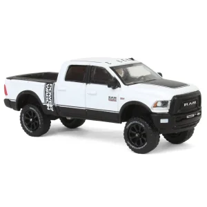Manufacturer_Greenlight Collectibles Pickup Trucks<1/64 Lifted 2017 Dodge Ram 2500 Power Wagon Pickup Truck, White, Collaboration Exclusive