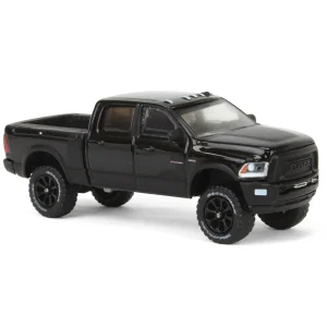 Manufacturer_Greenlight Collectibles Pickup Trucks<1/64 Lifted 2017 Dodge Ram 2500 Power Wagon Pickup Truck, Black, Collaboration Exclusive