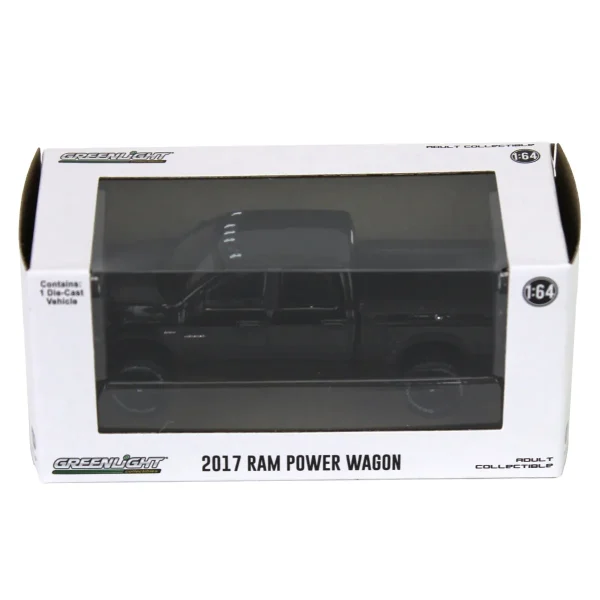 Manufacturer_Greenlight Collectibles Pickup Trucks<1/64 Lifted 2017 Dodge Ram 2500 Power Wagon Pickup Truck, Black, Collaboration Exclusive