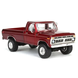 Manufacturer_Greenlight Collectibles Pickup Trucks<1/64 Lifted 1977 Ford F-250, Red, Midwest Diecast Exclusive