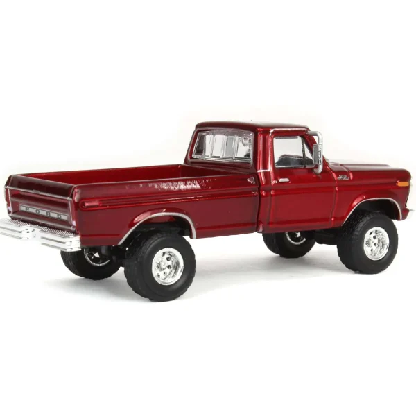 Manufacturer_Greenlight Collectibles Pickup Trucks<1/64 Lifted 1977 Ford F-250, Red, Midwest Diecast Exclusive