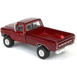 Manufacturer_Greenlight Collectibles Pickup Trucks<1/64 Lifted 1977 Ford F-250, Red, Midwest Diecast Exclusive