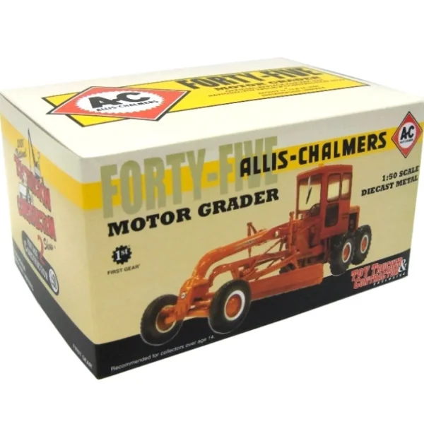 Manufacturer_First Gear, Inc. Graders<1/50 Limited Edition Allis Chalmers Forty-Five Motor Grader, 2008 National Toy Truck 'N Construction Show