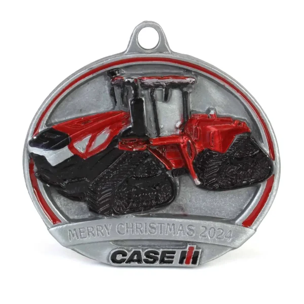 Outback Toys Christmas DéCor<2024 Limited Edition Case IH Steiger 715 Quadtrac Tractor Christmas Ornament, 6th in Series