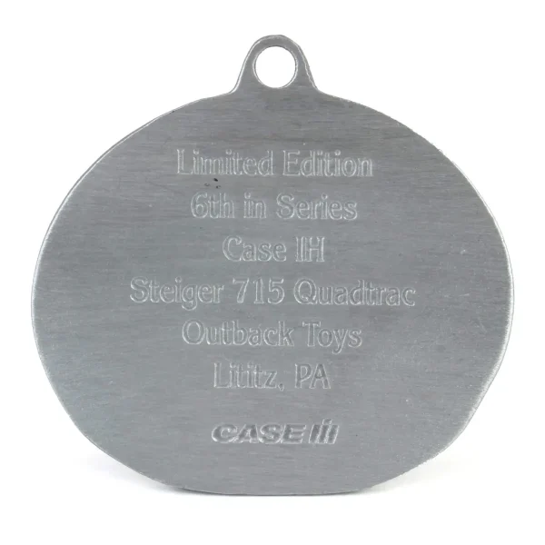 Outback Toys Christmas DéCor<2024 Limited Edition Case IH Steiger 715 Quadtrac Tractor Christmas Ornament, 6th in Series