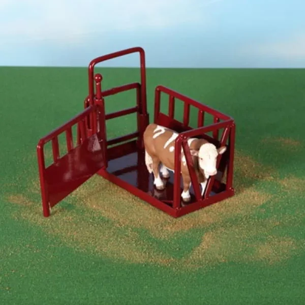 Manufacturer_Little Buster Toys Little Buster Toys<1/16 Little Buster Toys Red Cattle Squeeze Chute