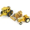 Manufacturer_ERTL Loaders<Lot of (1) 1/16 International Tractor, (1) John Deere Tractor with Blade and (1) Rear Body of Grader