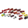 Outback Toys Emergency Vehicles<Lot of (20) Emergency Delivery and Passenger Vehicles of Various Scales