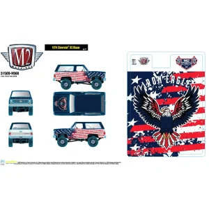 Manufacturer_M2 Machines Cars & Suvs<1/64 M2 Machines 1974 Chevrolet K5 Blazer "Iron Eagle", Hobby Exclusive Release