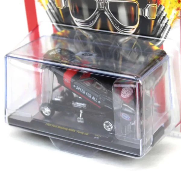 Manufacturer_M2 Machines Cars & Suvs<1/64 M2 Machines 1969 Ford Mustang Funny Car, Pearl Black & Red, Hobby Exclusive Release