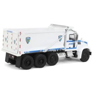 Manufacturer_Greenlight Collectibles Dump Trucks<1/64 2019 Mack Granite Dump Truck, NYPD, SD Series 16