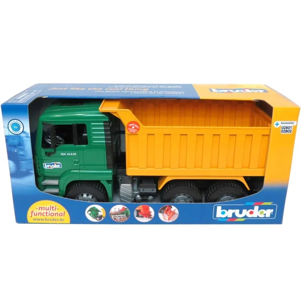 Manufacturer_Bruder Toys Dump Trucks<MAN Dump Truck by Bruder