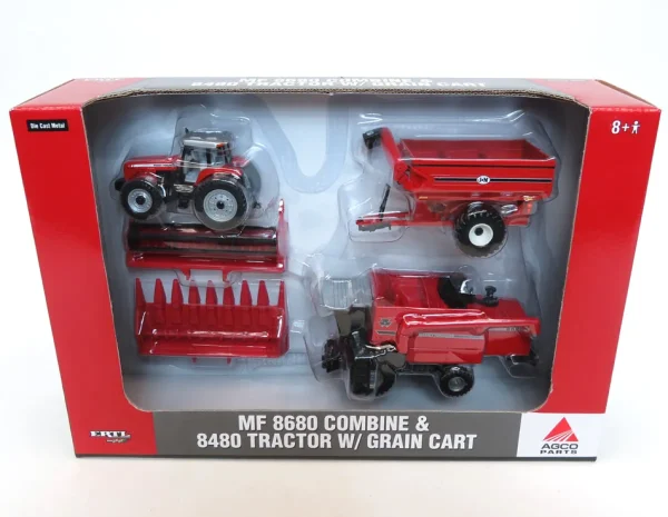 Manufacturer_ERTL Combines & Harvesters<1/64 Massey 8680 Combine and 8480 Set