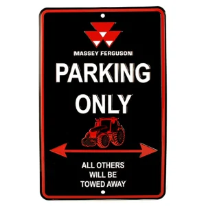 Outback Toys Branded Signs<Massey Ferguson 8 x 12 Inch Parking Sign