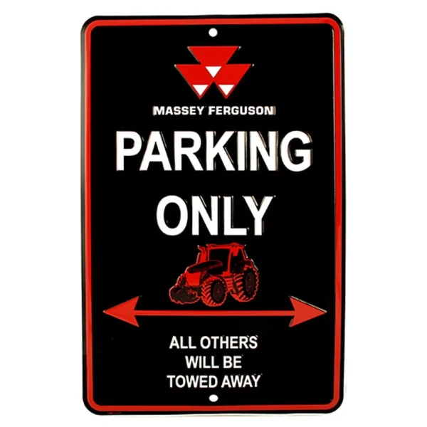 Outback Toys Branded Signs<Massey Ferguson 8 x 12 Inch Parking Sign