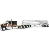 Manufacturer_DCP by First Gear Tanker Trucks<1/64 Metallic Black & Gold Kenworth W900L w/ Polar Deep Drop Trailer, Owner Operator, DCP by First Gear