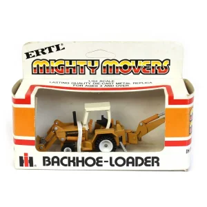 Manufacturer_ERTL Loaders<1/64 Mighty Movers International Backhoe Loader