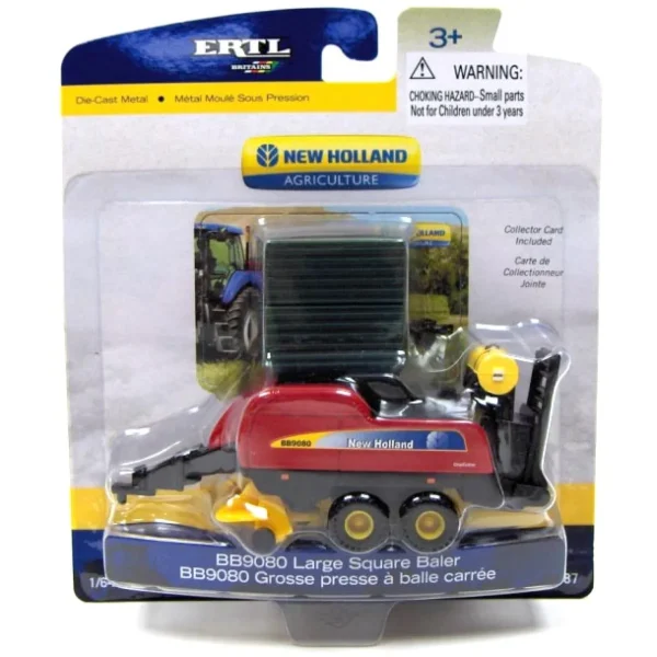 Manufacturer_ERTL Implements<1/64 New Holland BB9080 Big Square Baler with 4 Bales