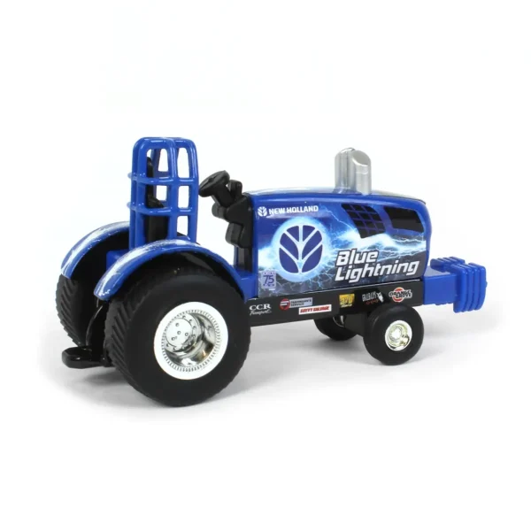 Manufacturer_ERTL Pulling Tractors<1/64 New Holland Blue Lightning Die-Cast Pulling Tractor by ERTL