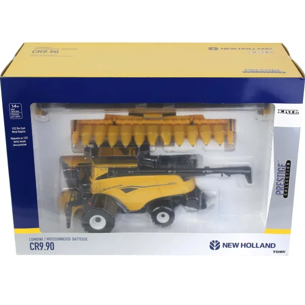 Manufacturer_ERTL Combines & Harvesters<1/32 New Holland CR9.90 Combine with Corn & Grain Heads, ERTL Prestige Collection