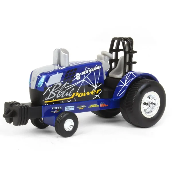 Manufacturer_ERTL Pulling Tractors<1/64 New Holland "Blue Power" Die-cast Pulling Tractor