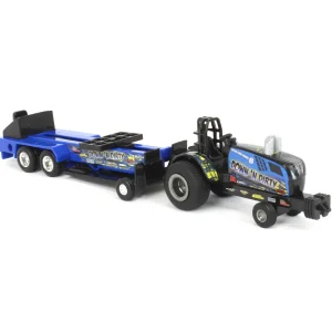 Manufacturer_ERTL Pulling Tractors<1/64 New Holland "Down 'N Dirty" Pulling Tractor with Sled
