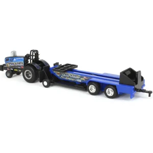 Manufacturer_ERTL Pulling Tractors<1/64 New Holland "Down 'N Dirty" Pulling Tractor with Sled