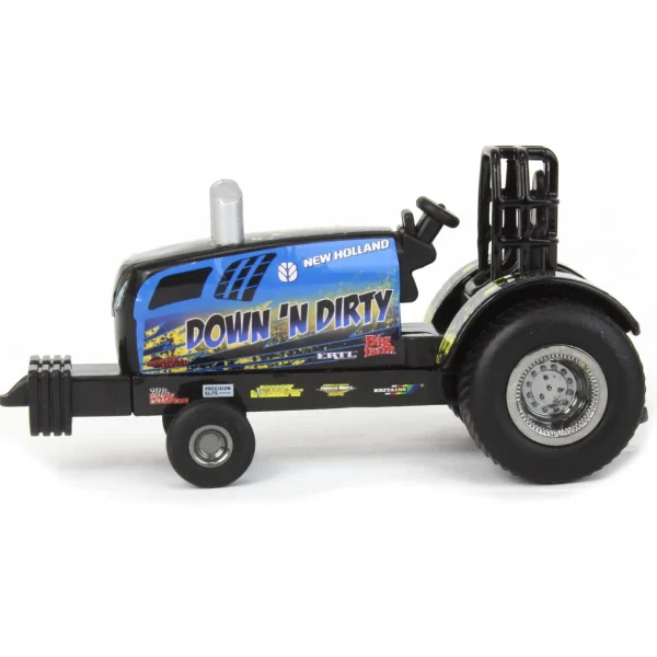 Manufacturer_ERTL Pulling Tractors<1/64 New Holland "Down 'N Dirty" Pulling Tractor with Sled