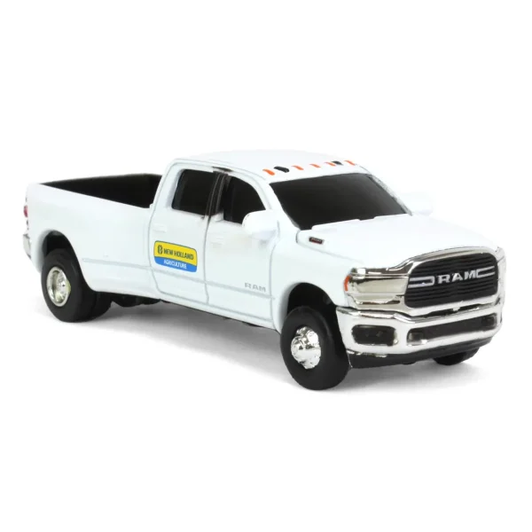 Manufacturer_ERTL Pickup Trucks<1/64 New Holland RAM 3500 Big Horn Dealership Pickup by ERTL