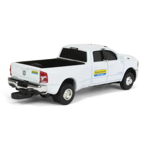 Manufacturer_ERTL Pickup Trucks<1/64 New Holland RAM 3500 Big Horn Dealership Pickup by ERTL