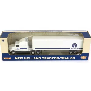 Manufacturer_ERTL Box Trucks & Trailers<1/64 New Holland Tractor-Trailer by ERTL
