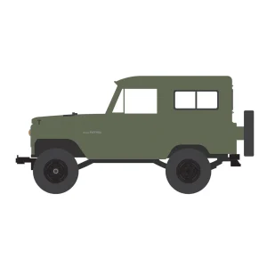 Manufacturer_Greenlight Collectibles Cars & Suvs<1/64 1962 Nissan Patrol, Matte Olive Green, All-Terrain Series 16