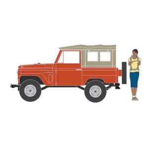 Manufacturer_Greenlight Collectibles Cars & Suvs<1/64 1975 Nissan Patrol with Backpacker, Hobby Shop Series 12